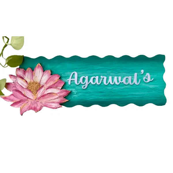 Lotus Nameplate - nameplate