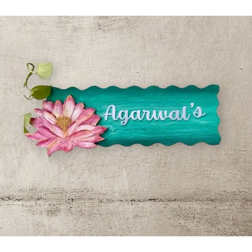 Lotus Nameplate - nameplate