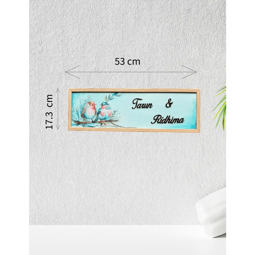 Love in the Air Nameplate - nameplate