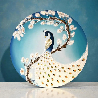 Majestic Serenity – The Peacock in Bloom(Original) - paintings
