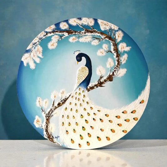 Majestic Serenity – The Peacock in Bloom(Original) - paintings