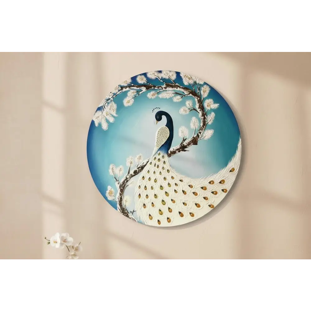 Majestic Serenity – The Peacock in Bloom(Original) - paintings