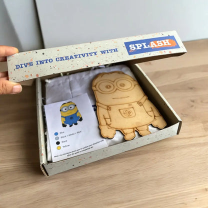 Minion DIY Kit I Paint Your Own 8 inch Wooden Car Craft Kit | SPLASH DIY by Splash Arts