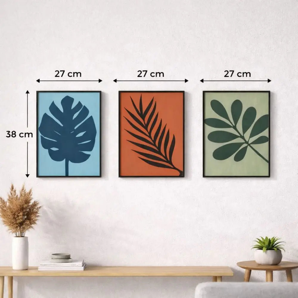 Leaf wall decor in elegant western 