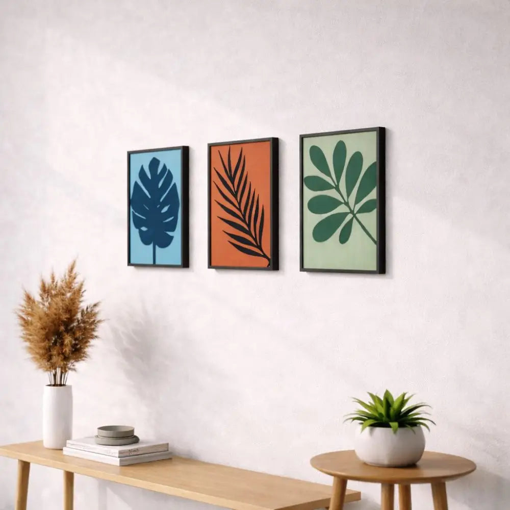 Leaf wall decor in elegant western 