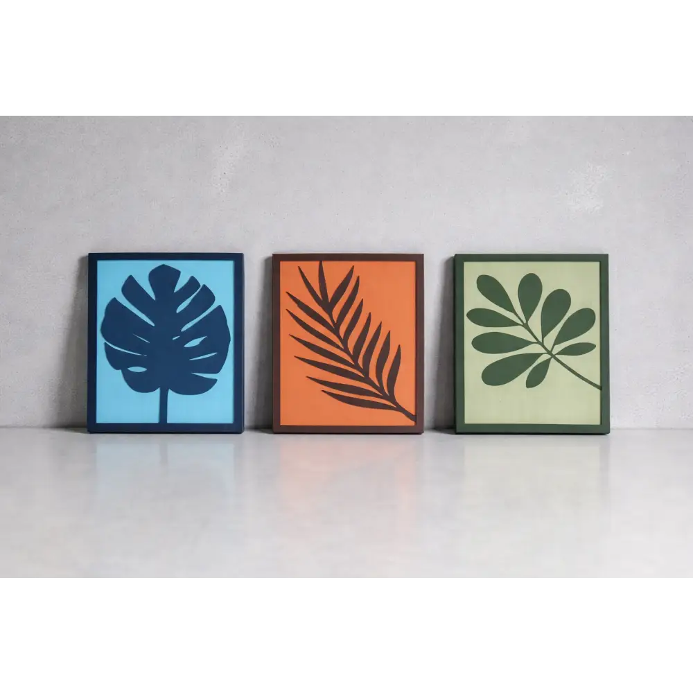 Leaf wall decor in elegant western 