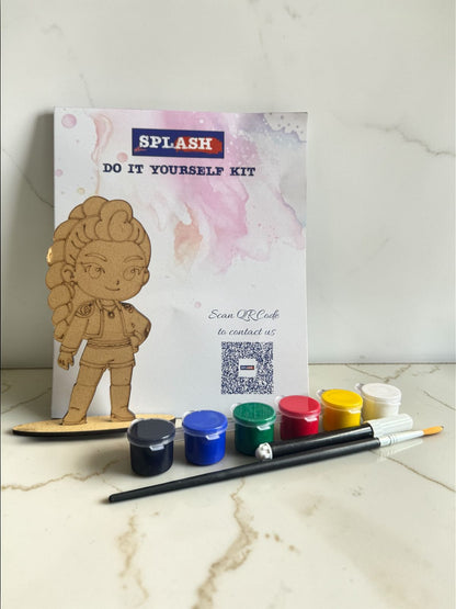 K pop Demon Hunter Fridge Magnet with Stand DIY kit for Kids