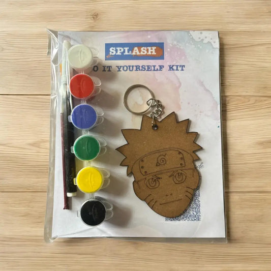 Naruto DIY Keychain Kit | Paint Your Own Keychain | SPLASH DIY by Splash Arts - Fridge Magnets,returngift