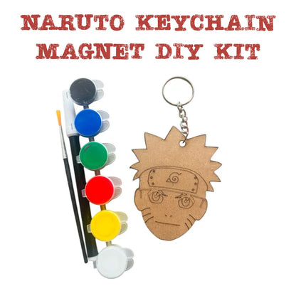 Naruto DIY Keychain Kit | Paint Your Own Keychain | SPLASH DIY by Splash Arts - Fridge Magnets,returngift