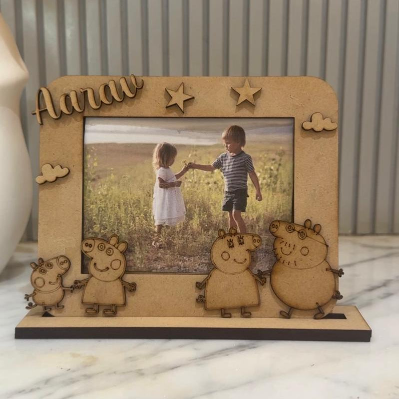 Peppa Pig DIY Photo Frame Kit for Kids | Paint Your Own Photo Frame Craft | SPLASH DIY by Splash Arts - photoframe