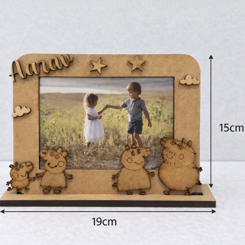 Peppa Pig DIY Photo Frame Kit for Kids | Paint Your Own Photo Frame Craft | SPLASH DIY by Splash Arts - photoframe