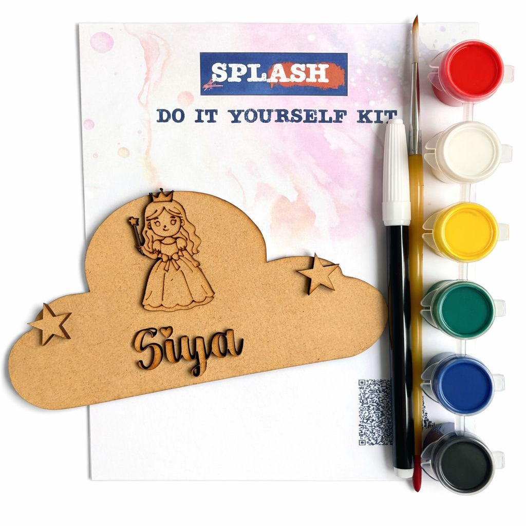 Personalised Theme Fridge Magnet DIY Kit |Paint Your Own Fridge Magnet| Birthday Return Gift I SPLASH DIY by Splash