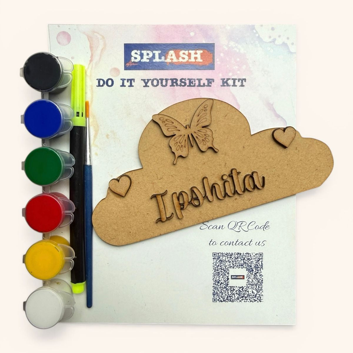 Personalised Theme Fridge Magnet DIY Kit |Paint Your Own Fridge Magnet| Birthday Return Gift I SPLASH DIY by Splash