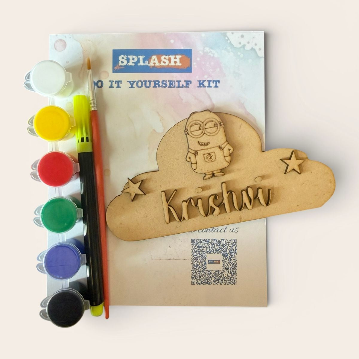 Personalised Theme Fridge Magnet DIY Kit |Paint Your Own Fridge Magnet| Birthday Return Gift I SPLASH DIY by Splash