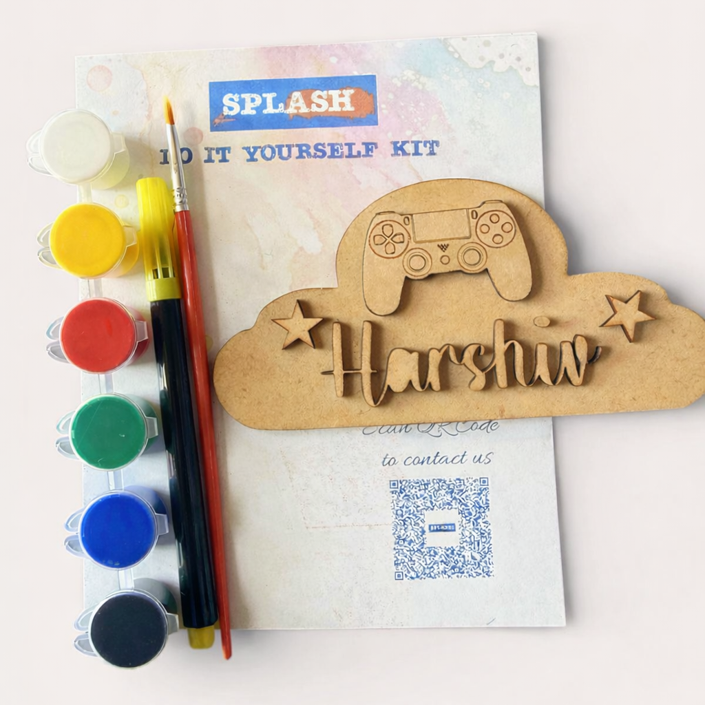 Personalised Theme Fridge Magnet DIY Kit |Paint Your Own Fridge Magnet| Birthday Return Gift I SPLASH DIY by Splash