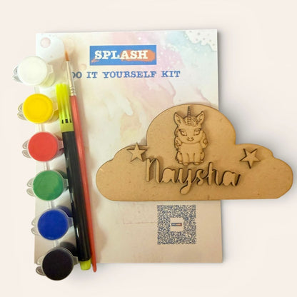 Personalised Theme Fridge Magnet DIY Kit |Paint Your Own Fridge Magnet| Birthday Return Gift I SPLASH DIY by Splash