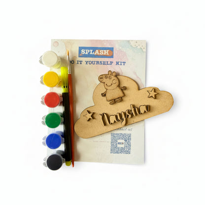 Personalised Theme Fridge Magnet DIY Kit |Paint Your Own Fridge Magnet| Birthday Return Gift I SPLASH DIY by Splash