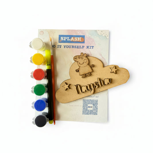 Personalised Theme Fridge Magnet DIY Kit |Paint Your Own Fridge Magnet| Birthday Return Gift I SPLASH DIY by Splash
