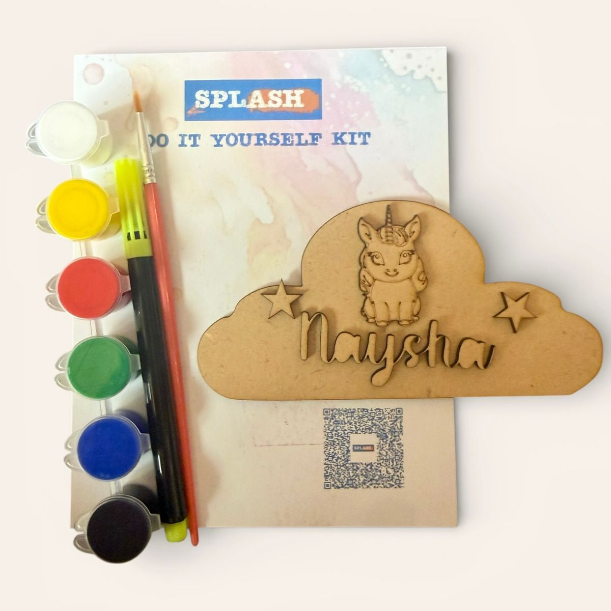 Personalised Theme Fridge Magnet DIY Kit |Paint Your Own Fridge Magnet| Birthday Return Gift I SPLASH DIY by Splash