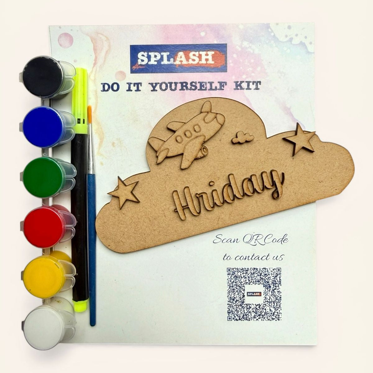 Personalised Theme Fridge Magnet DIY Kit |Paint Your Own Fridge Magnet| Birthday Return Gift I SPLASH DIY by Splash