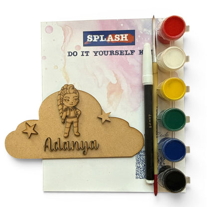 Personalised Theme Fridge Magnet DIY Kit |Paint Your Own Fridge Magnet| Birthday Return Gift I SPLASH DIY by Splash