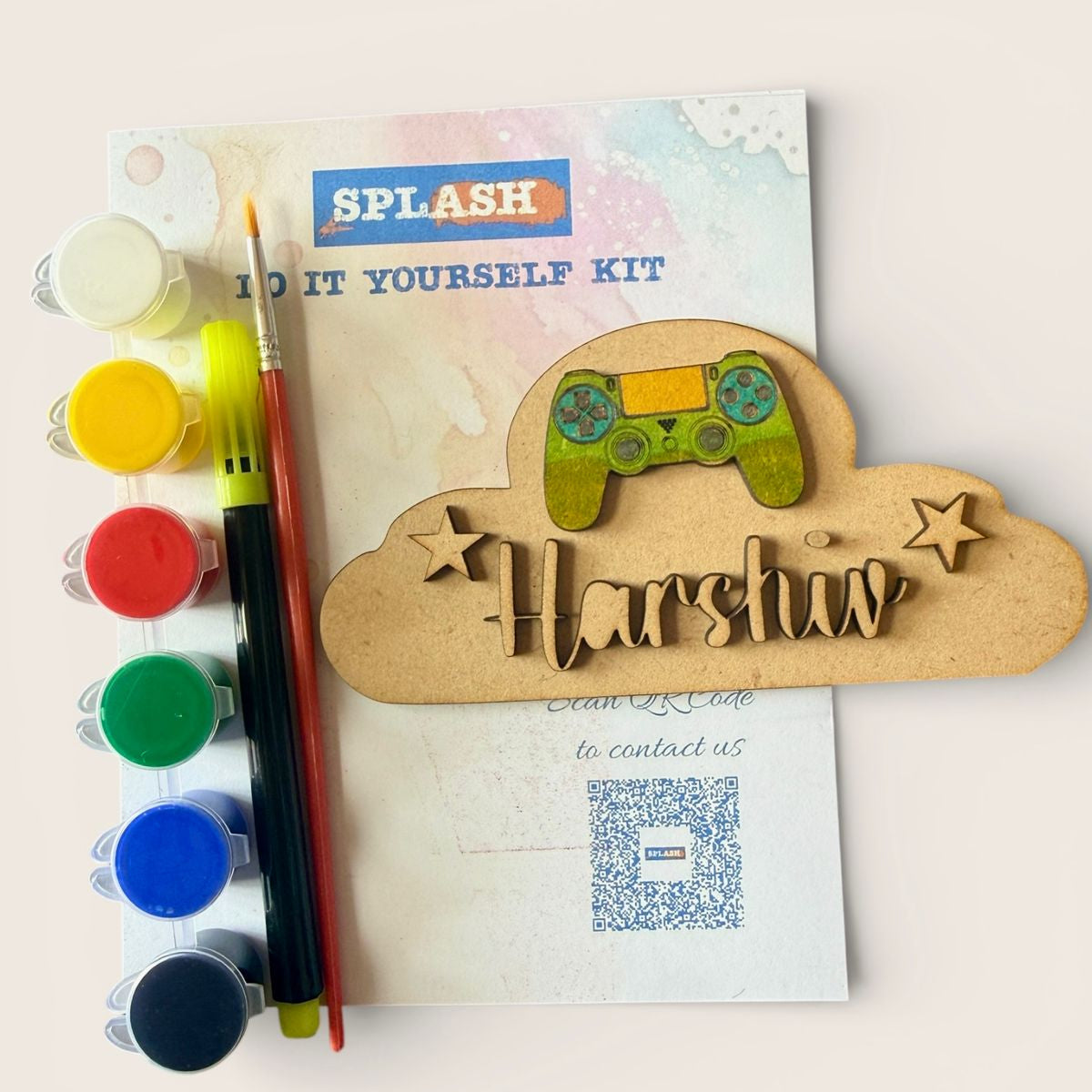 Personalised Theme Fridge Magnet DIY Kit |Paint Your Own Fridge Magnet| Birthday Return Gift I SPLASH DIY by Splash