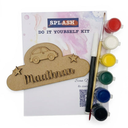 Personalised Car Fridge Magnet | DIY Kit | Splash Arts