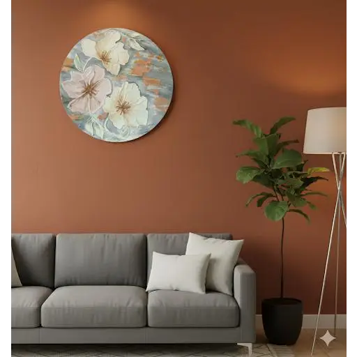 Petals of Dawn – Textured Floral Bloom (Original) - paintings