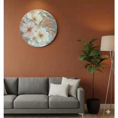 Petals of Dawn – Textured Floral Bloom (Original) - paintings