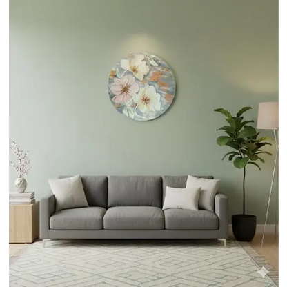 Petals of Dawn – Textured Floral Bloom (Original) - paintings