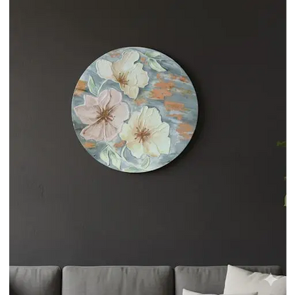 Petals of Dawn – Textured Floral Bloom (Original) - paintings