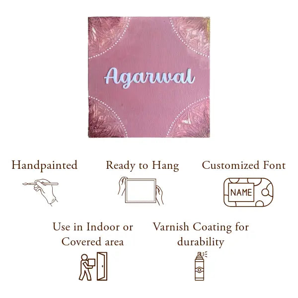 Royal Charm Nameplate - nameplate