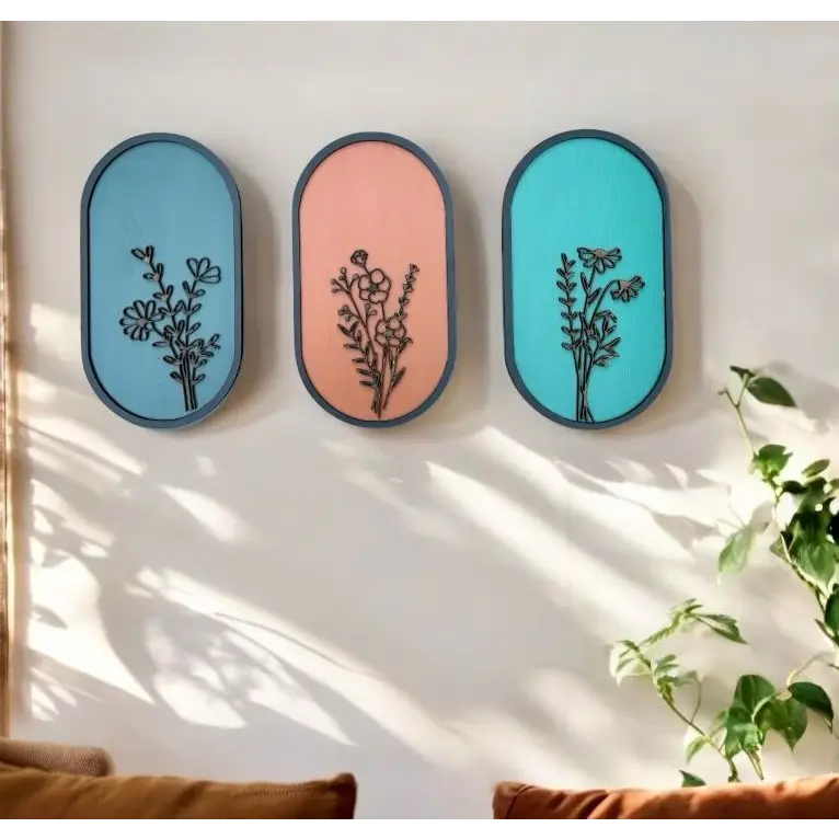 Serene Set -Set of 3 Wall Hanging | Wall Decor - Wall hanging