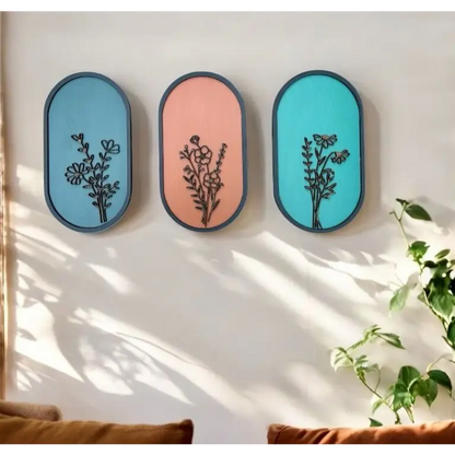 Serene Set -Set of 3 Wall Hanging | Wall Decor - Wall hanging