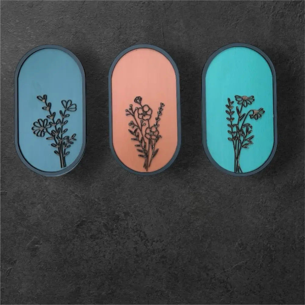 Serene Set -Set of 3 Wall Hanging | Wall Decor - Wall hanging