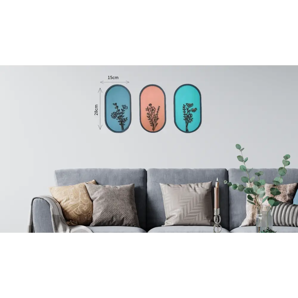 Serene Set -Set of 3 Wall Hanging | Wall Decor - Wall hanging
