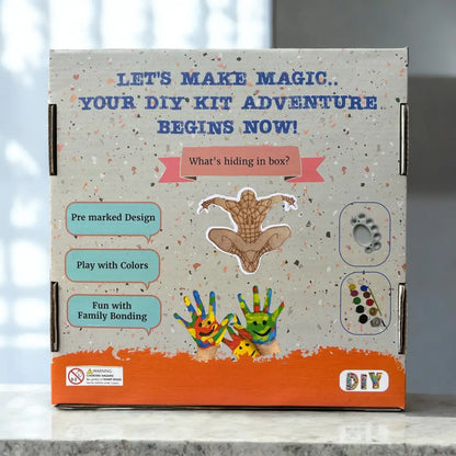 Spiderman DIY kit |Paint Your Own Wooden Craft Kit for Kids | SPLASH DIY by Splash Arts India