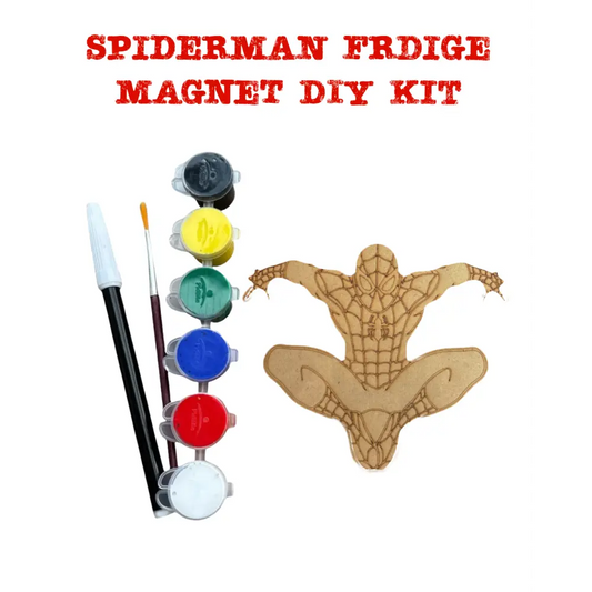 Spiderman Fridge Magnet DIY Kit | Paint Your Own Fridge Magnet | SPLASH DIY by Splash Arts - Fridge Magnets,returngift