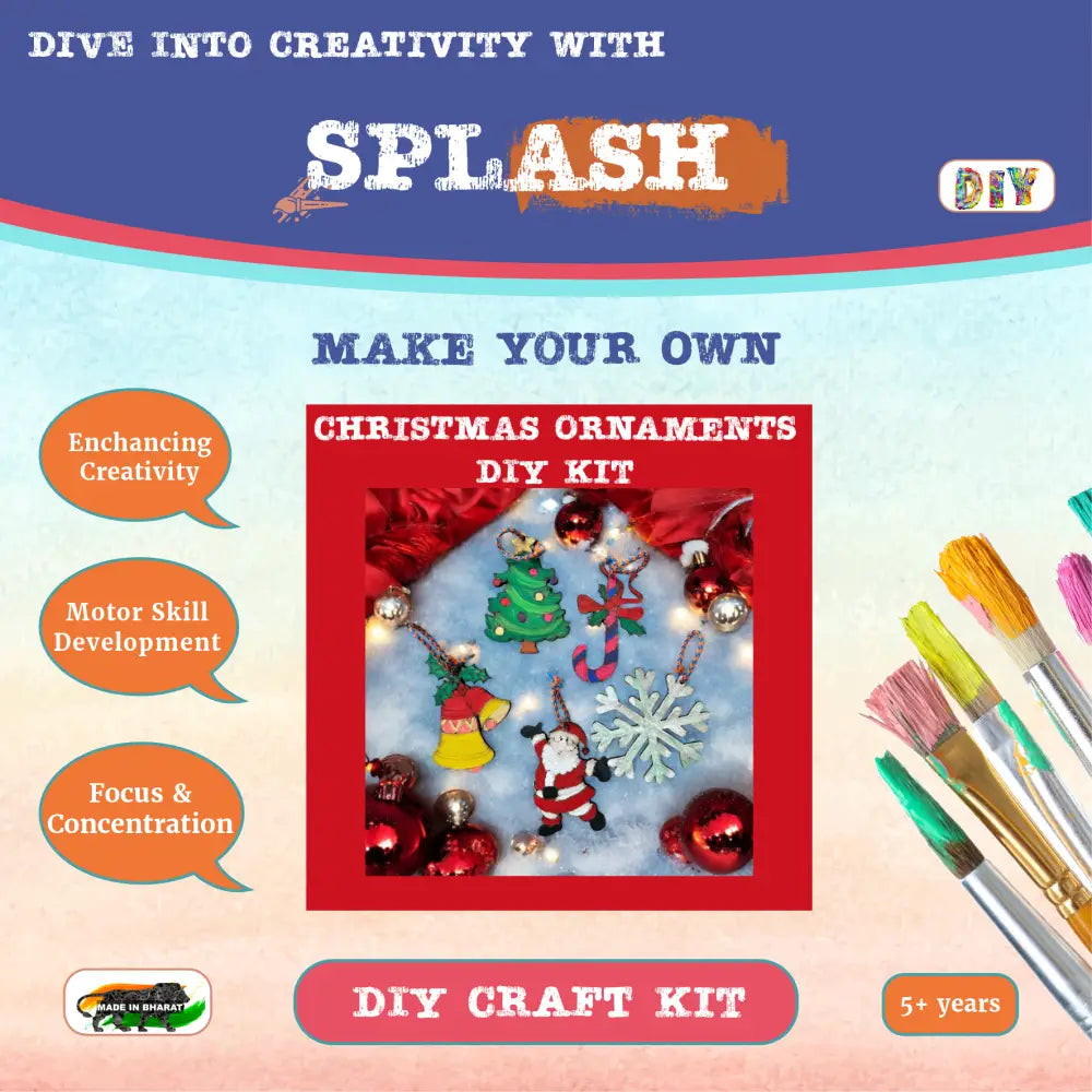 SPLASH DIY Christmas Ornament Kit - Festival