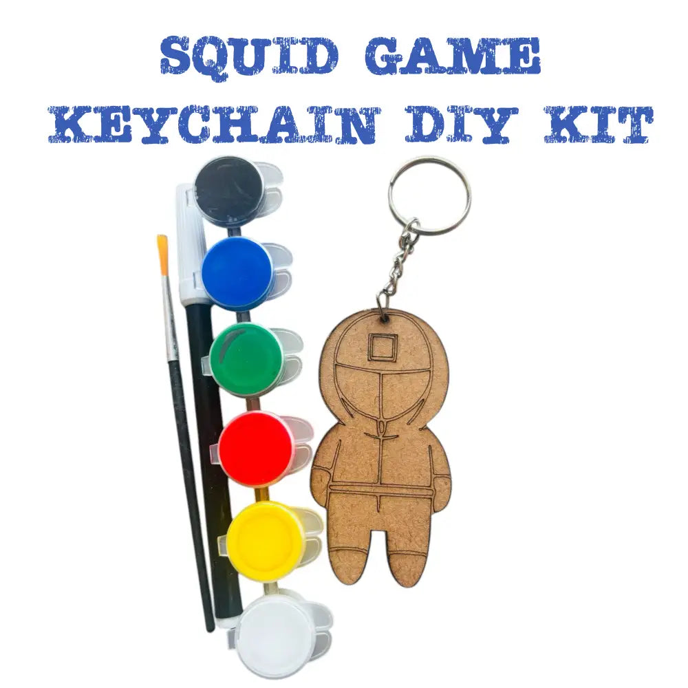 Squid Game DIY Keychain Kit |Paint Your Own Fridge Magnet | SPLASH DIY by Splash Arts - Fridge Magnets,returngift