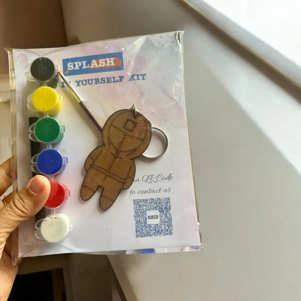 Squid Game DIY Keychain Kit |Paint Your Own Fridge Magnet | SPLASH DIY by Splash Arts - Fridge Magnets,returngift