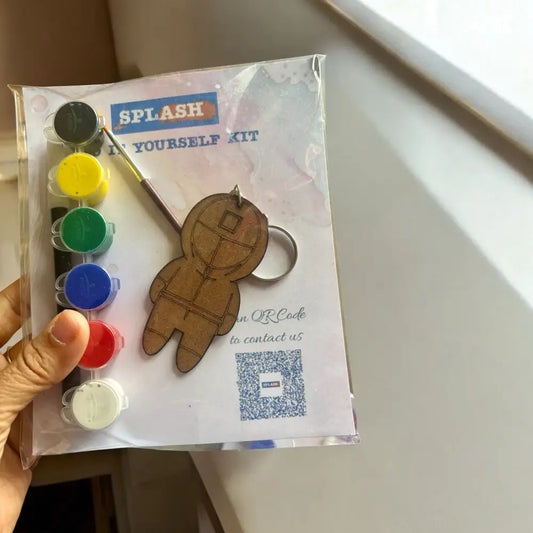 Squid Game DIY Keychain Kit |Paint Your Own Fridge Magnet | SPLASH DIY by Splash Arts - Fridge Magnets,returngift