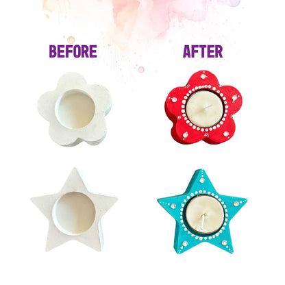 Tea Light Candle Holder | SPLASH DIY by Splash Arts - Festival