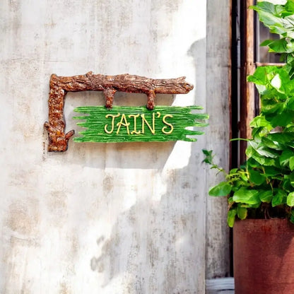 Tree Branch Nameplate - nameplate