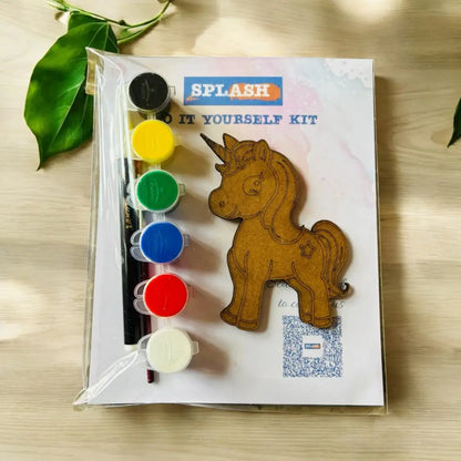 Unicorn DIY Fridge magnet|Paint Your Own Fridge Magnet | SPLASH DIY by Splash Arts - Fridge Magnets,returngift