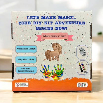 Unicorn DIY Kit | Paint Your Own Wooden Craft for Kids | SPLASH DIY by Splash Arts