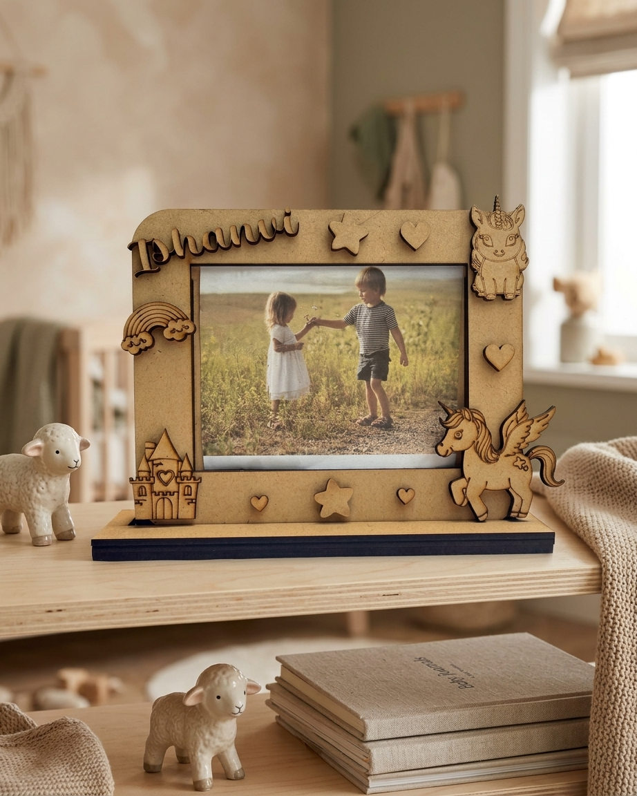 Unicorn DIY Photo Frame Kit for Kids | Paint Your Own Photo Frame | SPLASH DIY by Splash Arts - photoframe