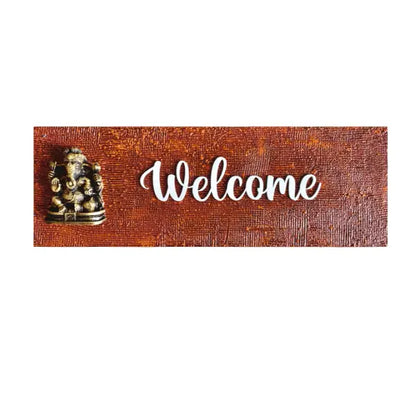 Welcome Ganesha Nameplate - nameplate