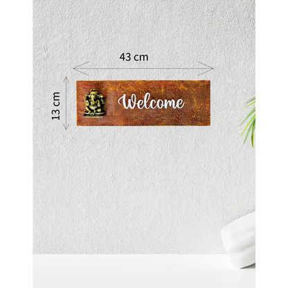 Welcome Ganesha Nameplate - nameplate
