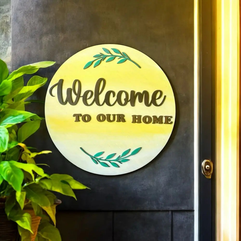 Welcome Nameplate - nameplate